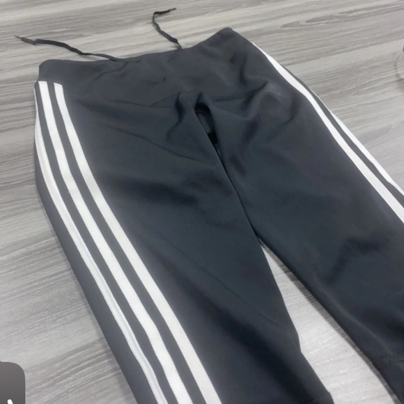 Adidas 3 Stripe Energy Running Climalite Compression Tights Black Size Small - Picture 3 of 12